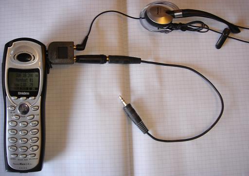 connecting headset for recording