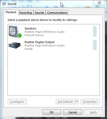 Soundkarte Windows Vista