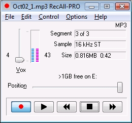 RecAll Pro software