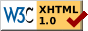 xhtml seal of approval